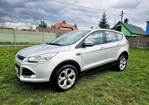 Ford Kuga cena 53900 przebieg: 199000, rok produkcji 2014 z Zielonka małe 436